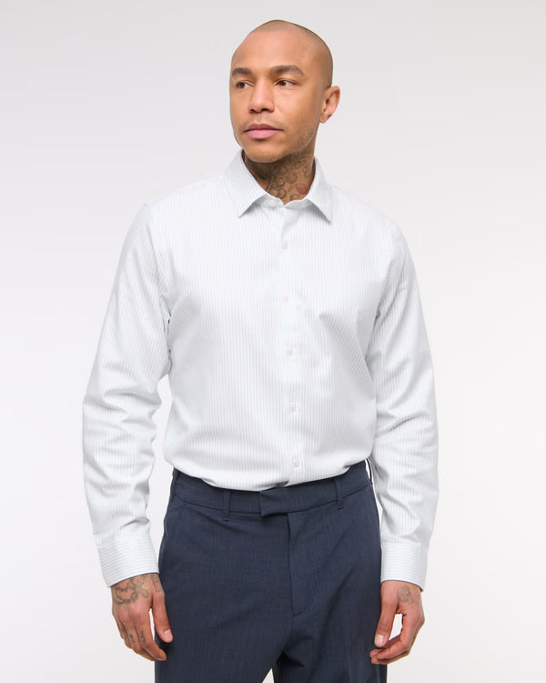 Abercrombie & Fitch - Top Rated A&F Collins Slim Stretch Suiting Shirt