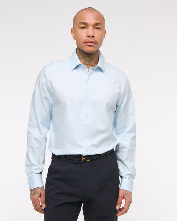 Abercrombie & Fitch - Top Rated A&F Collins Slim Stretch Suiting Shirt