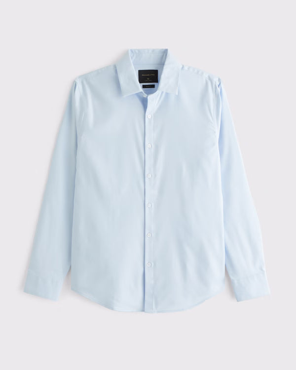 Abercrombie & Fitch - Top Rated A&F Collins Slim Stretch Suiting Shirt
