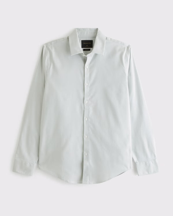 Abercrombie & Fitch - Top Rated A&F Collins Slim Stretch Suiting Shirt