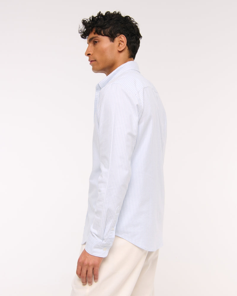 Abercrombie & Fitch - Signature Icon Slim Oxford Shirt