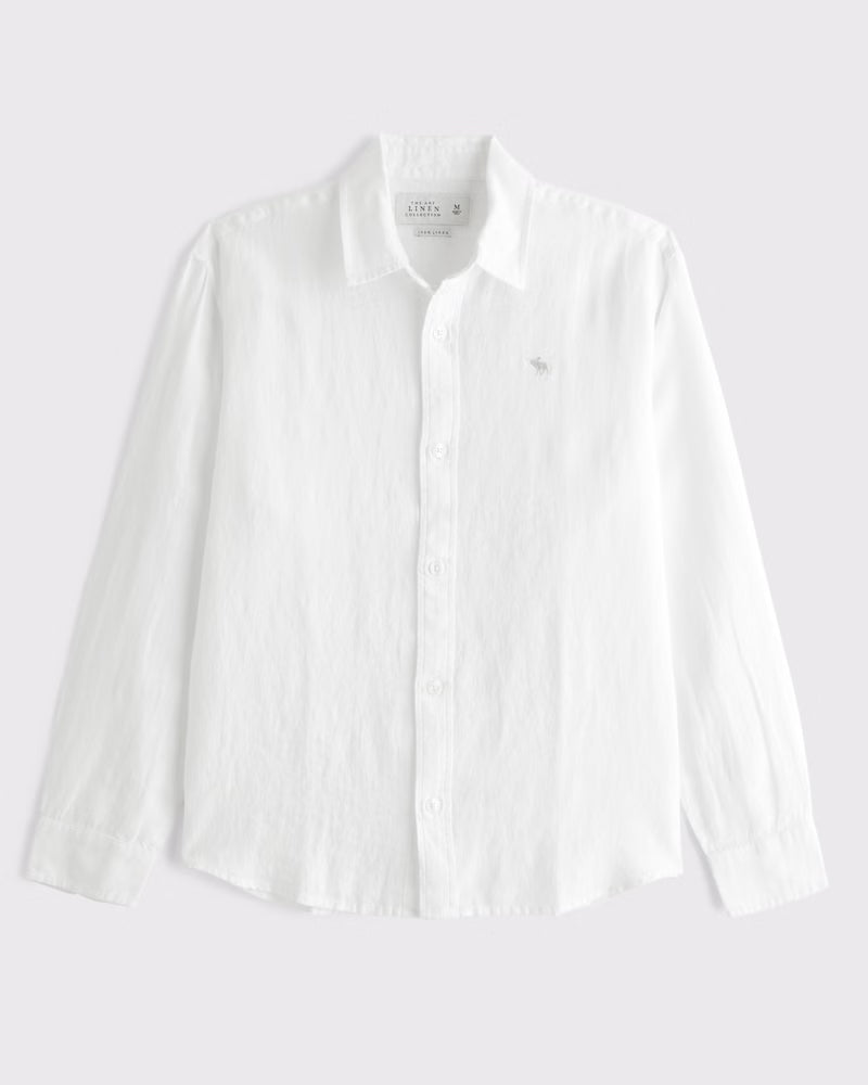Abercrombie & Fitch - 100% Linen Icon Button-Up Shirt