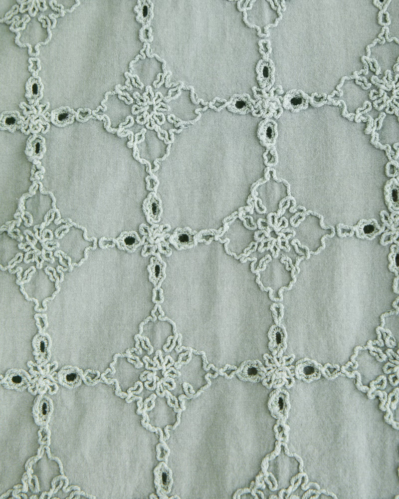 Abercrombie & Fitch - Embroidered Eyelet Shirt