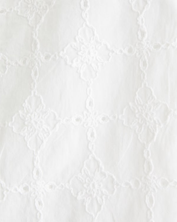 Abercrombie & Fitch - Embroidered Eyelet Shirt