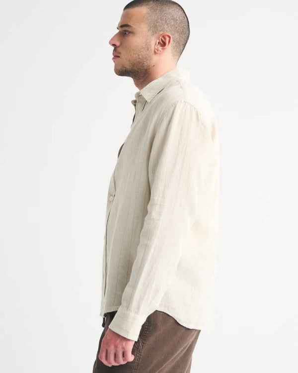 Abercrombie & Fitch - 100% Linen Button-Up Shirt IMMEDIATE