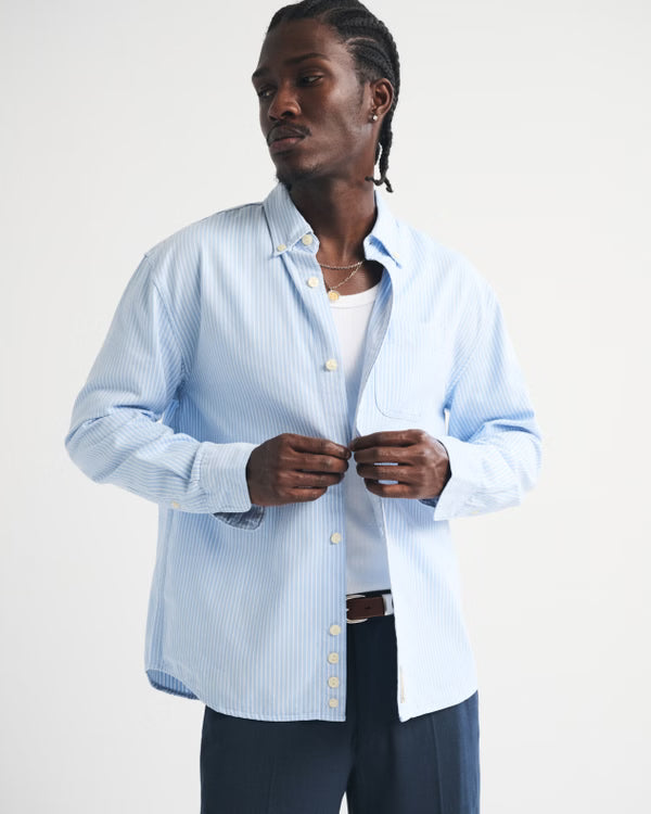 Abercrombie & Fitch - Twill Button-Up Shirt