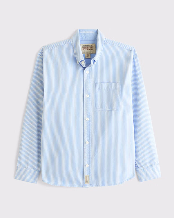 Abercrombie & Fitch - Twill Button-Up Shirt