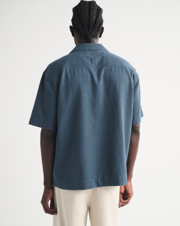 Abercrombie & Fitch - Boxy Button-Up Shirt