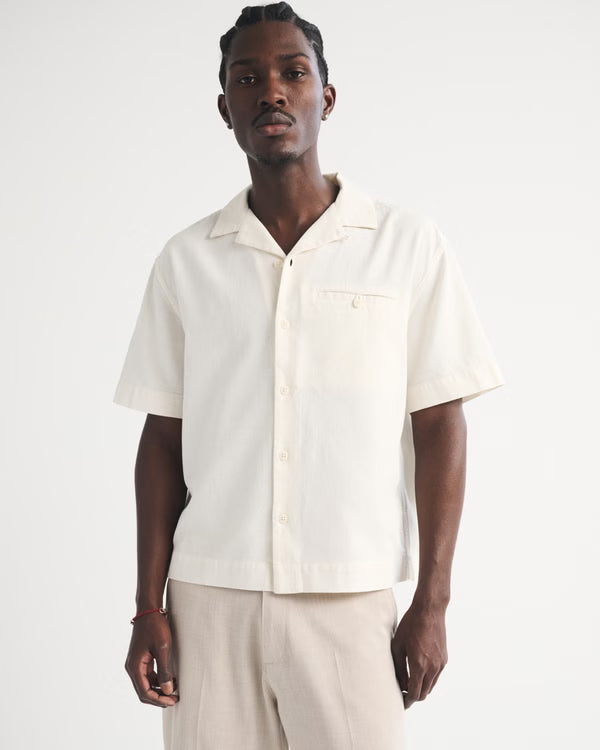 Abercrombie & Fitch - Boxy Button-Up Shirt