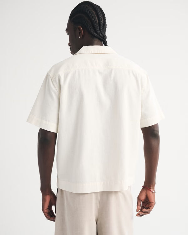 Abercrombie & Fitch - Boxy Button-Up Shirt
