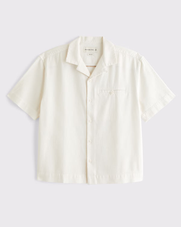 Abercrombie & Fitch - Boxy Button-Up Shirt