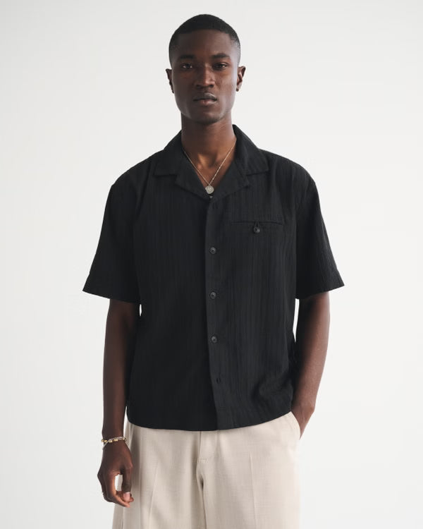 Abercrombie & Fitch - Boxy Button-Up Shirt