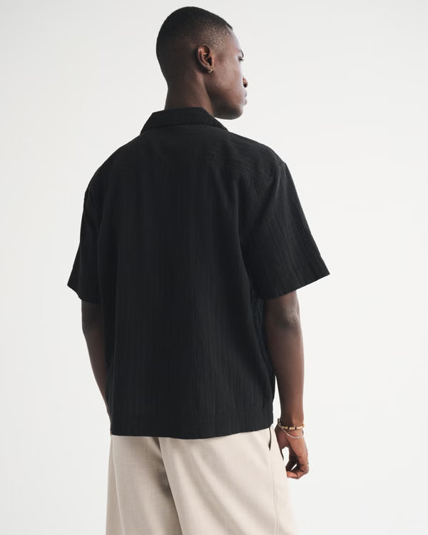 Abercrombie & Fitch - Boxy Button-Up Shirt