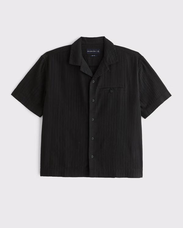 Abercrombie & Fitch - Boxy Button-Up Shirt