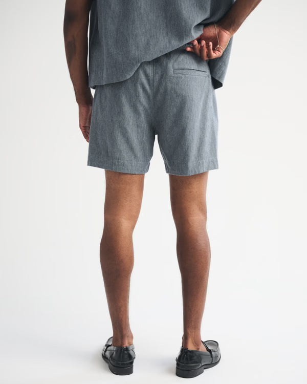 Abercrombie & Fitch - Linen-Blend Pull-On Short