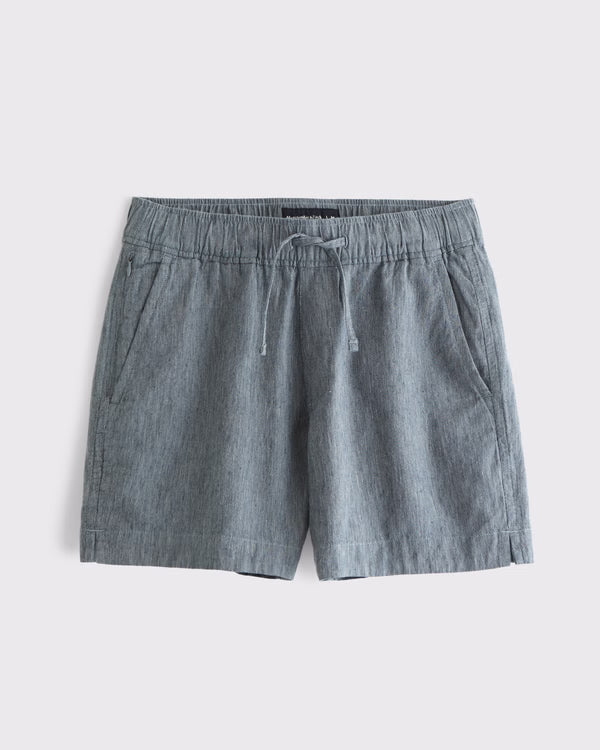 Abercrombie & Fitch - Linen-Blend Pull-On Short