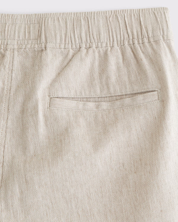 Abercrombie & Fitch - Linen-Blend Pull-On Short