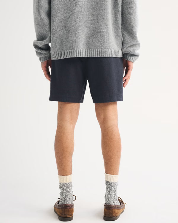 Abercrombie & Fitch - Linen-Blend Pull-On Short