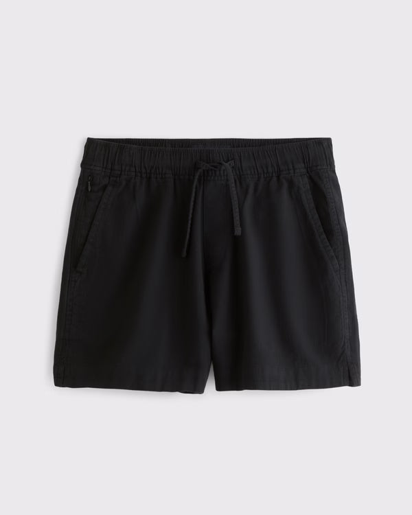 Abercrombie & Fitch - Linen-Blend Pull-On Short