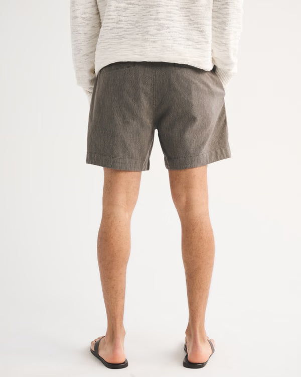 Abercrombie & Fitch - Linen-Blend Pull-On Short