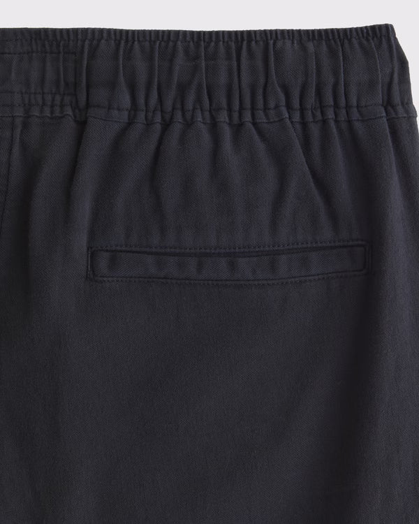 Abercrombie & Fitch - Linen-Blend Relaxed Straight Pull-On Pant
