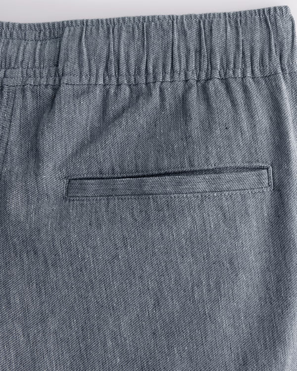 Abercrombie & Fitch - Linen-Blend Relaxed Straight Pull-On Pant