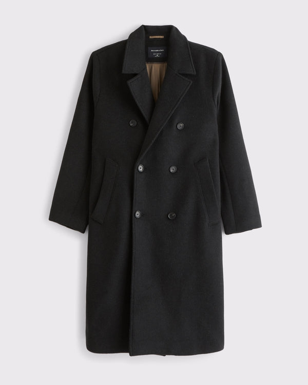 Abercrombie & Fitch - Wool-Blend Double-Breasted Coat