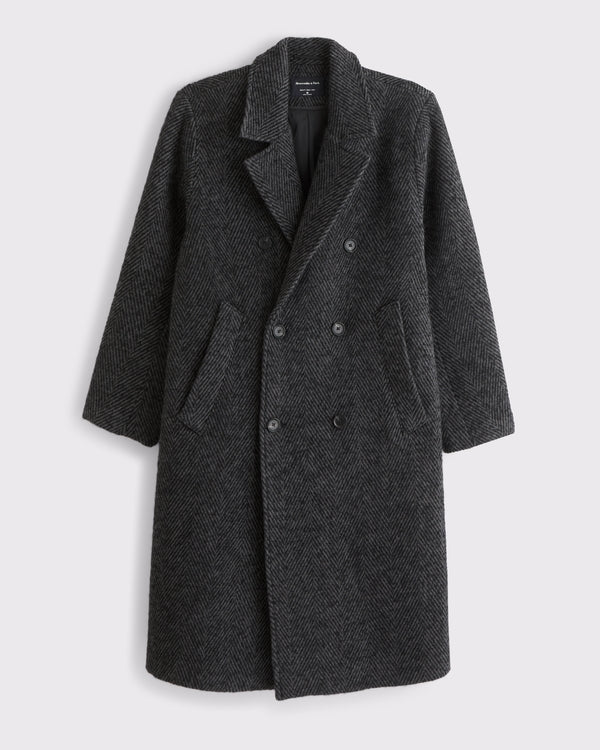 Abercrombie & Fitch - Wool-Blend Double-Breasted Coat