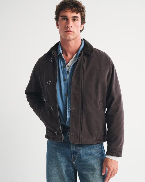 Abercrombie & Fitch - Canvas Fireman Clasp Jacket