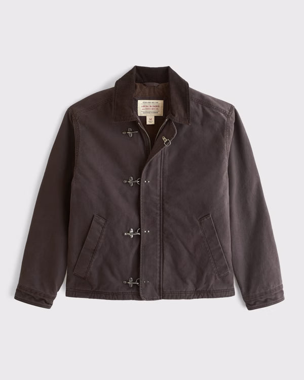 Abercrombie & Fitch - Canvas Fireman Clasp Jacket