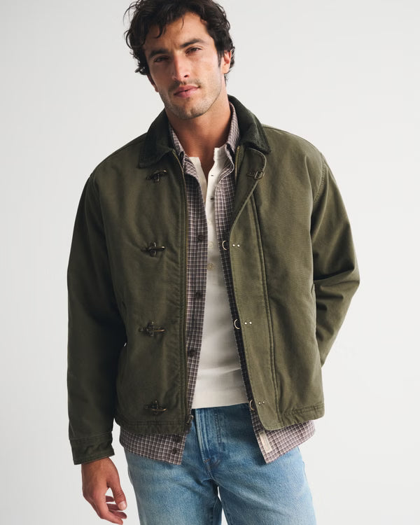 Abercrombie & Fitch - Canvas Fireman Clasp Jacket