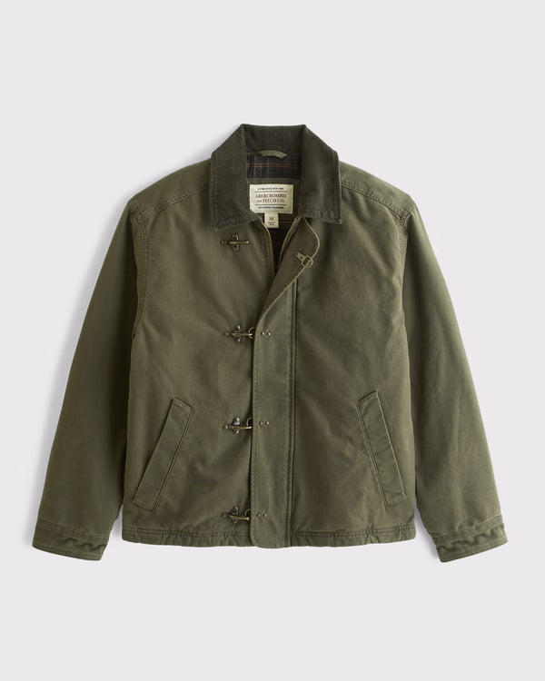 Abercrombie & Fitch - Canvas Fireman Clasp Jacket