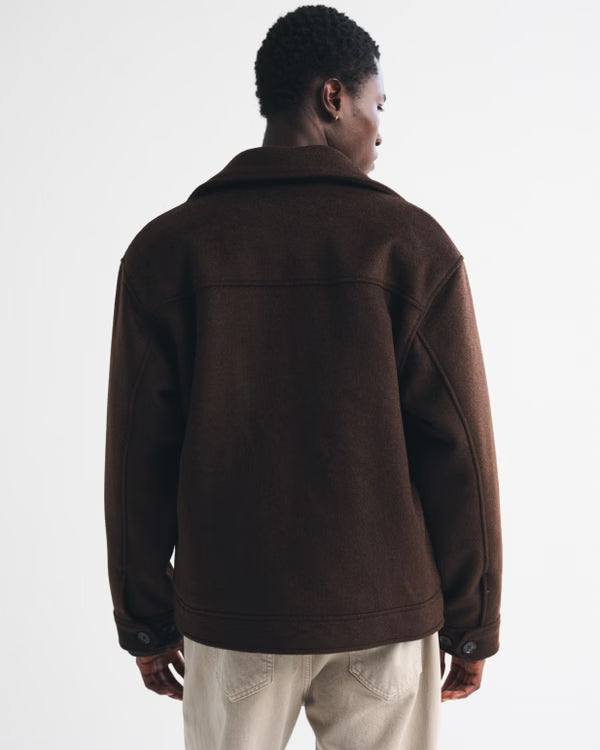 Abercrombie & Fitch -  Wool-Blend Zip Jacket
