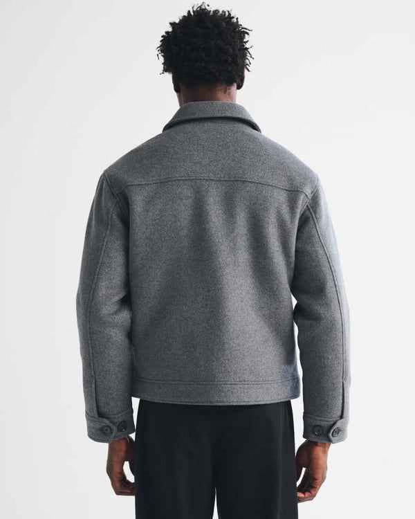 Abercrombie & Fitch -  Wool-Blend Zip Jacket