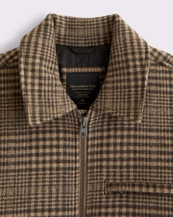 Abercrombie & Fitch -  Wool-Blend Zip Jacket