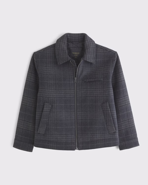 Abercrombie & Fitch -  Wool-Blend Zip Jacket