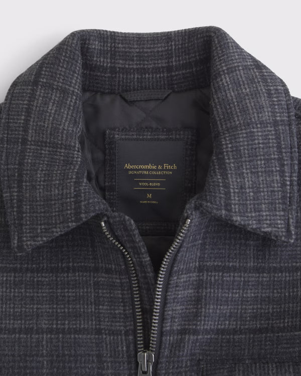 Abercrombie & Fitch -  Wool-Blend Zip Jacket