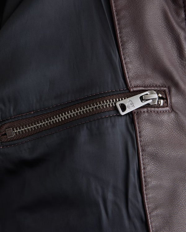 Abercrombie & Fitch - Vegan Leather Zip Jacket