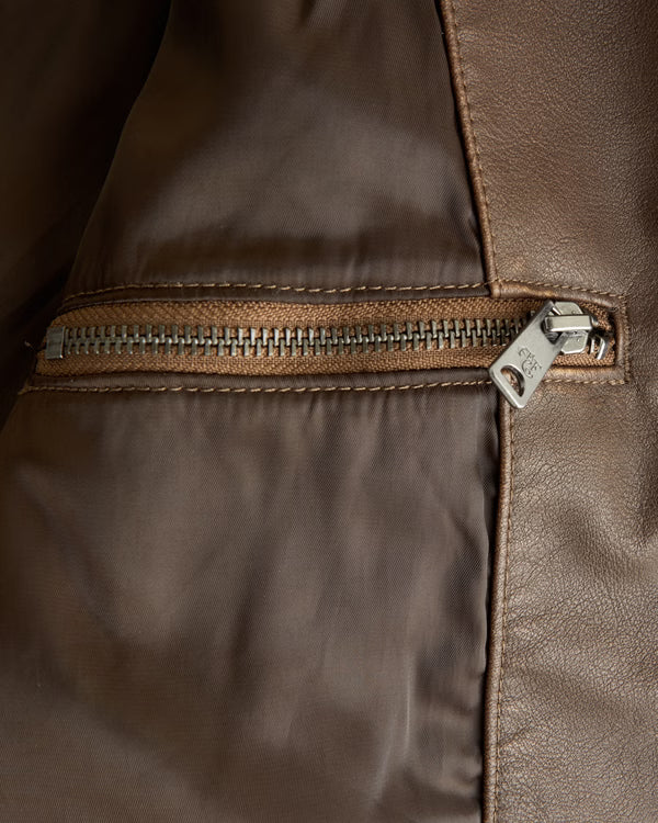 Abercrombie & Fitch - Vegan Leather Zip Jacket