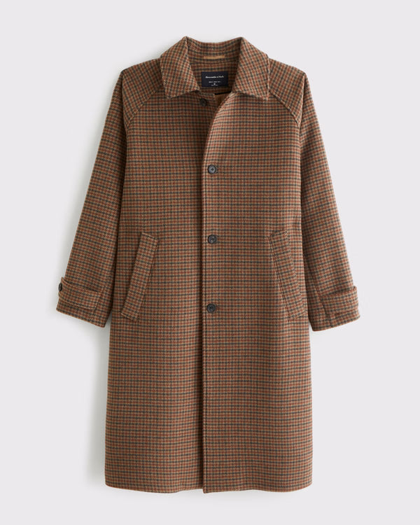 Abercrombie & Fitch - Wool-Blend Mac Coat