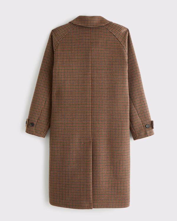 Abercrombie & Fitch - Wool-Blend Mac Coat