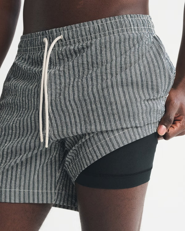 Abercrombie & Fitch - Pull-On Micro-Texture Swim Trunk