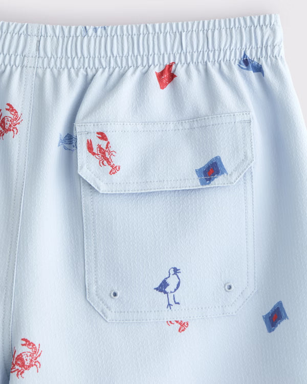 Abercrombie & Fitch - Pull-On Micro-Texture Swim Trunk
