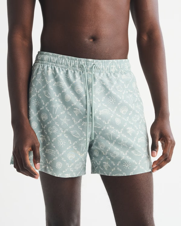Abercrombie & Fitch - Pull-On Micro-Texture Swim Trunk
