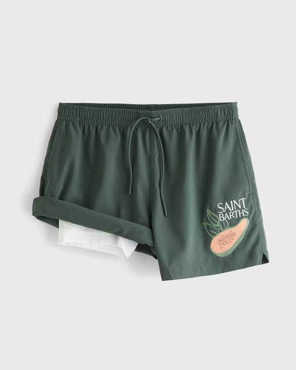 Abercrombie & Fitch - Pull-On Micro-Texture Swim Trunk