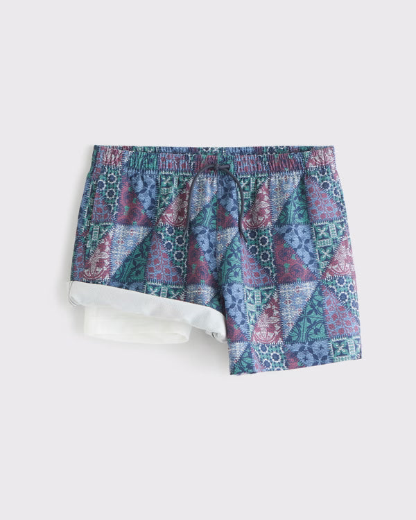 Abercrombie & Fitch - Pull-On Micro-Texture Swim Trunk