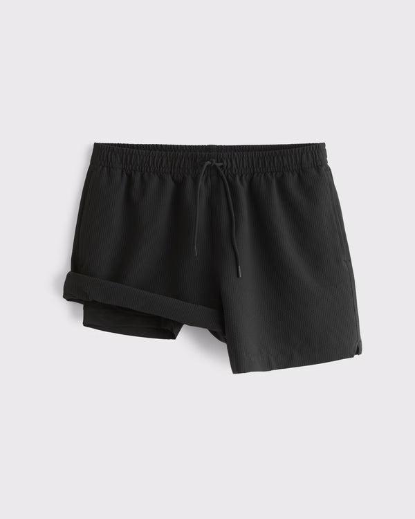 Abercrombie & Fitch - Pull-On Micro-Texture Swim Trunk