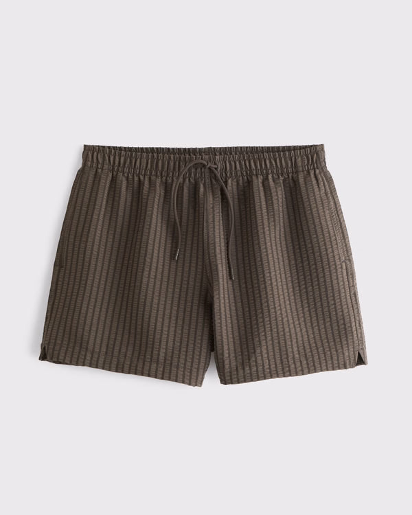 Abercrombie & Fitch - Pull-On Micro-Texture Swim Trunk