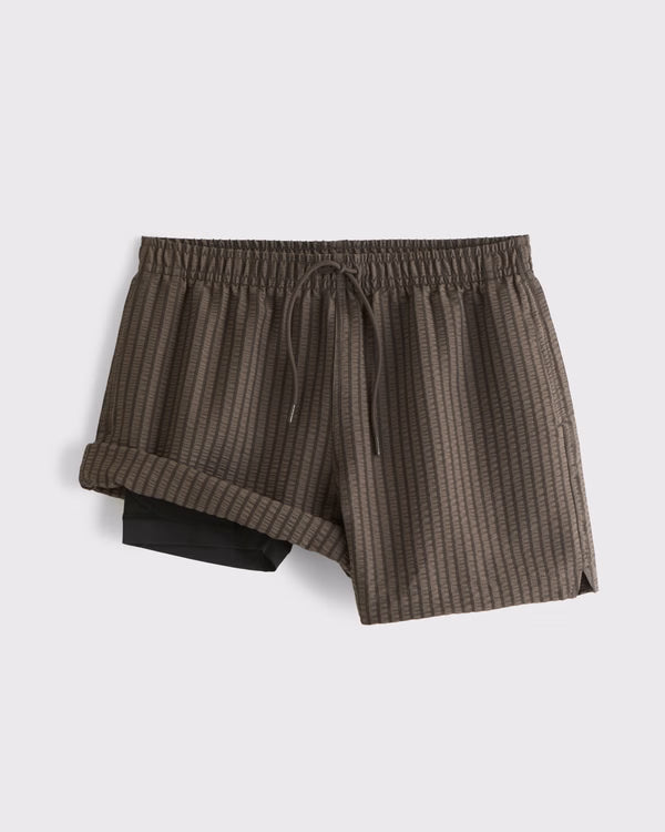 Abercrombie & Fitch - Pull-On Micro-Texture Swim Trunk