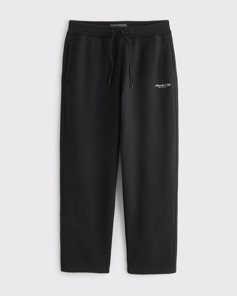 Abercrombie & Fitch - Premium Heavyweight Logo Open - Hem Sweatpant - Brandatak Store